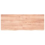 vidaXL Étagère murale marron clair bois chêne massif traité