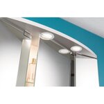 Kit 2 spots encastrés pour meubles LED 2x2 5W rond blanc