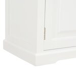 vidaXL Meuble TV Blanc 90x30x40 cm Bois