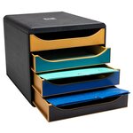 Module De Classement Big Box 4 Tiroirs Neo Deco - Couleurs Assorties - Exacompta