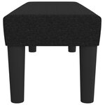 vidaXL Banc Noir 100x30x30 cm Tissu