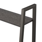 vidaXL Étagère sur pied 4 niveaux Noir 56x35x140 cm