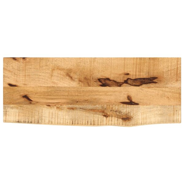 vidaXL Dessus de table 70x30x2 5 cm bord vif bois massif manguier brut