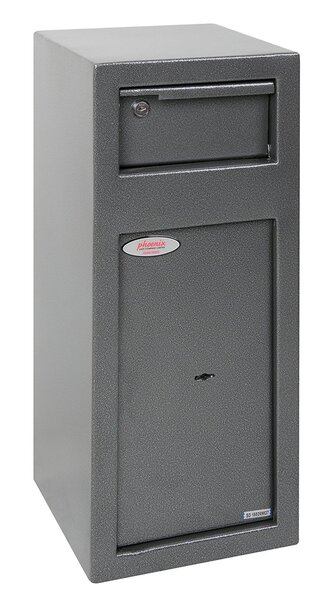 Coffre-fort pour dépôt de fonds SS0992K H 38 cm Gris PHOENIX