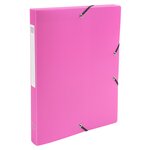 Boite De Classement Exabox Dos 25mm Polypropylène 7/10e Opak - A4 - Couleurs Assorties - X 8 - Exacompta