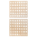 Letterboard en bois  FSC Mix Credit  nature  30x42cm  y compris 96 lettres  1kit