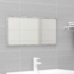 vidaXL Ensemble de meubles de salle de bain gris béton bois ingénierie