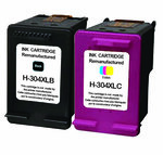 Pack UPrint compatible HP 304 XL 2 cartouches