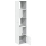 vidaXL Bibliothèque blanc 40x36x189 cm bois d'ingénierie