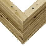 vidaXL Jardinière 70x40x45 5 cm bois de pin imprégné