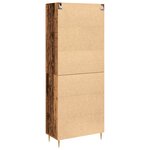 vidaXL Buffet en bois ancien 69.5x34x180 cm en bois reconstitué