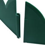 vidaXL Bordures de jardin 10 Pièces Vert 65x15 cm PP