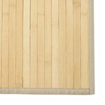 vidaXL Tapis rectangulaire naturel clair 60x300 cm bambou
