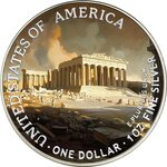 Pièce de monnaie en Argent 1 Dollar g 31.1 (1 oz) Millésime 2024 Imperial Women GREECE