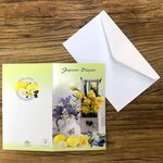 Carte Joyeuses Pâques Bonne Fête - Avec Enveloppe 12x19 5cm