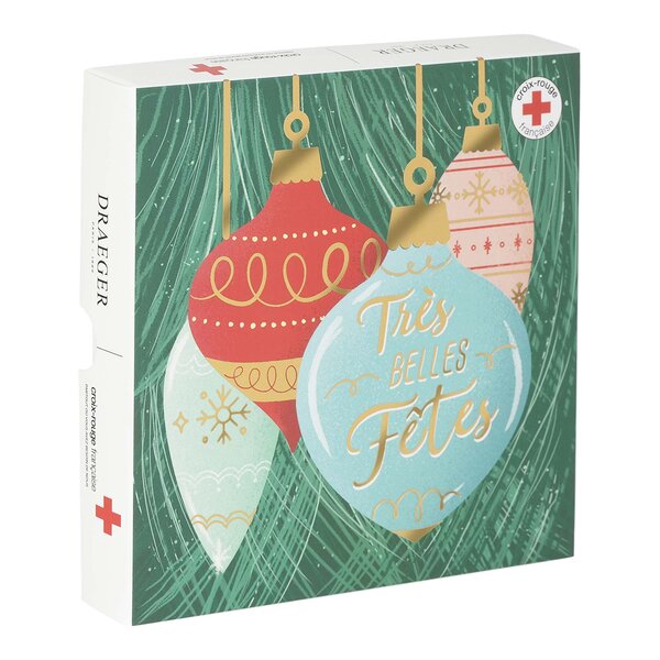 Coffret Cartes De Vœux Croix-rouge Très Belles Fêtes - Draeger paris