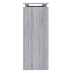 vidaXL Table console Sonoma gris 102x30x80 cm Bois d'ingénierie