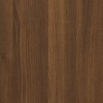 vidaXL Bibliothèque 5 niveaux Chêne marron 40x24x175cm Bois ingénierie