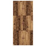 vidaXL Cadre de lit de rangement en vieux bois 75x190 cm en bois d'ingénierie