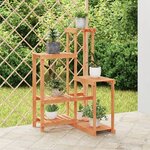 vidaXL Support à fleurs 62 5x61 5x101 5 cm bois massif de sapin
