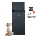 Boîte à colis indépendante - Autocollant GRATUIT - PakketPanda - XXXL - Boîte à colis - Retrait par l’arrière