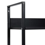 vidaXL Bibliothèque à 5 niveaux noir 60x27 6x158 5cm bois d'ingénierie