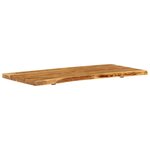 vidaXL Dessus de meuble-lavabo de salle de bain Acacia 114x52x4 cm
