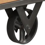 vidaXL Table de chevet 40x30x51 cm Bois de récupération solide
