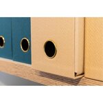 Boîte De Transfert Officebyme Dos 90mm - Beige - X 5 - Exacompta