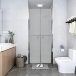 vidaXL Porte de douche ESG dépoli 81x190 cm