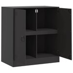 vidaXL Buffet noir 67x39x73 cm acier