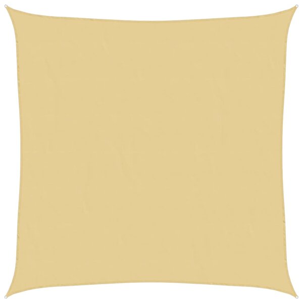 vidaXL Voile d'ombrage sable 2 5x2 5 m 100   polyester oxford
