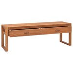 vidaXL Meuble TV 140x40x45 cm Bois de teck