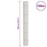 vidaXL Membrane anti-mauvaises herbes blanc 1x100 m PP