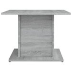 vidaXL Table basse sonoma gris 55 5x55 5x40 cm bois d'ingénierie