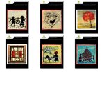 Lot de 6 cartes - voeux 1 - peintures monique meyer