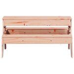vidaXL Table de pique-nique et bac à sable enfants bois massif douglas