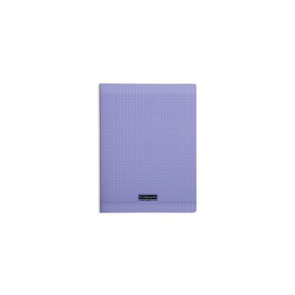 Cahier 192 pages seyès 90 g  couverture polypropylène violet  format A4 CALLIGRAPHE