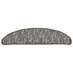 vidaXL Tapis de marches d'escalier 15 Pièces Anthracite 65x21x4 cm