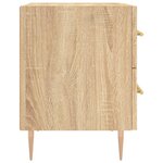 vidaXL Tables de chevet 2 Pièces chêne sonoma 40x35x47 5 cm