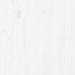 vidaXL Boîte de rangement Blanc 91x40 5x42 cm Bois massif de pin