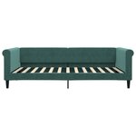 vidaXL Lit de jour avec gigogne et tiroirs sans matelas 100x200 cm