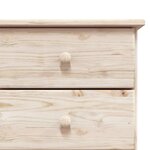 vidaXL Buffet ALTA 112x35x73 cm bois massif de pin