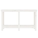vidaXL Banc de travail Blanc 140x50x80 cm Bois de pin massif