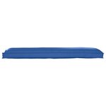 vidaXL Coussin de palette pour banc Bleu Royal 150x40x8 cm Tissu Oxford
