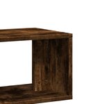 vidaXL Meubles TV 2 Pièces chêne fumé 75x30x50 cm bois d'ingénierie