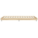 vidaXL Cadre de lit sans matelas chêne sonoma 90x190 cm