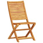 Set de jardin 5 pièces en bois d'acacia