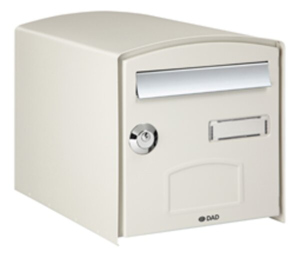 Boîte aux lettres DOME Simple Face normalisée - Beige 1013 - Decayeux