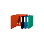 Classeur Rembordé Pvc 4 Anneaux En D De 50mm En 3ème De Couverture - A4 Maxi - Couleurs Assorties - X 10 - Exacompta